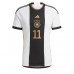 Maillot de foot Allemagne Mario Gotze #11 Domicile vêtements Monde 2022 Manches Courtes